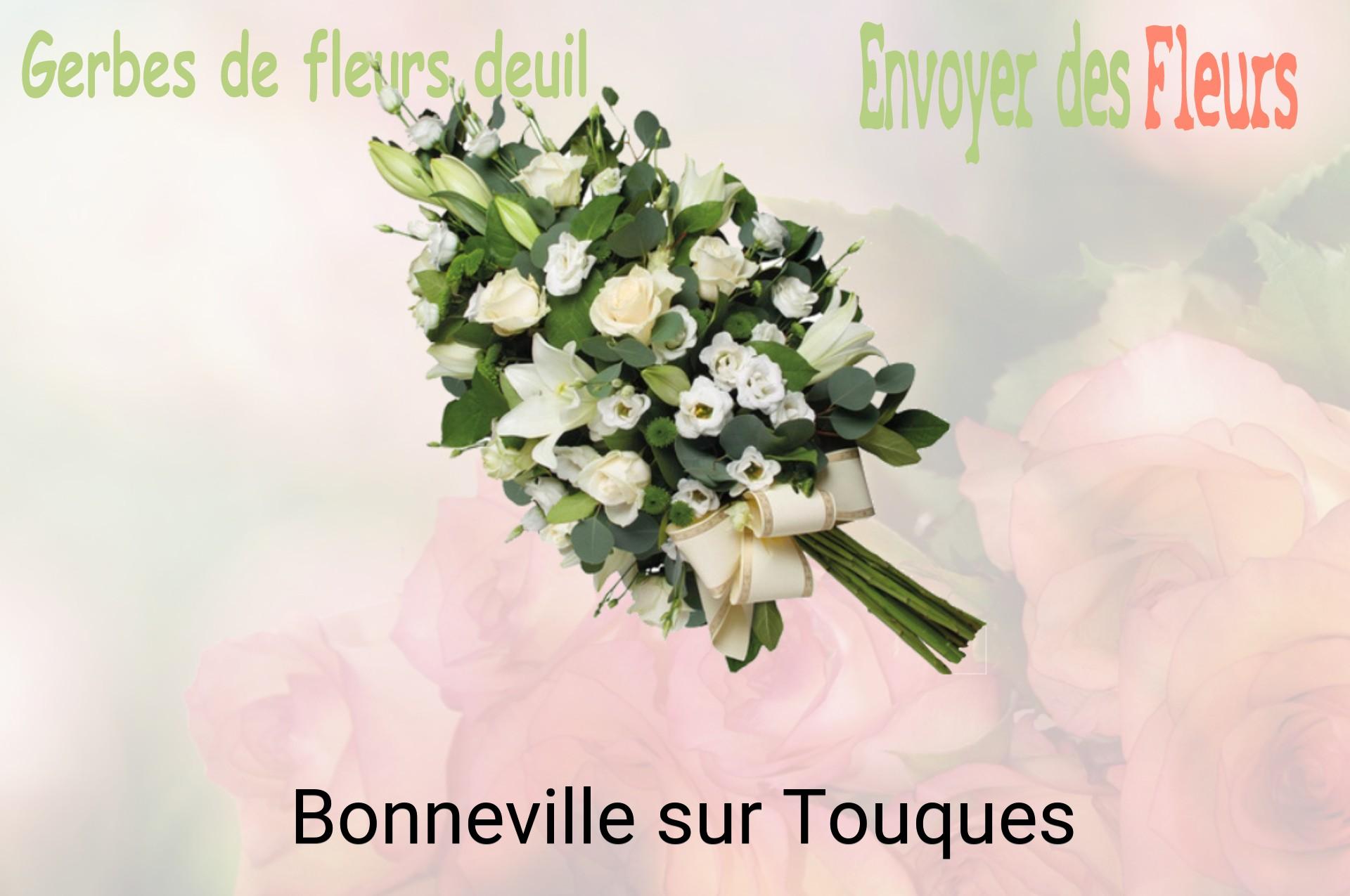 Gerbe de fleurs de deuil livrée à Bonneville-sur-Touques